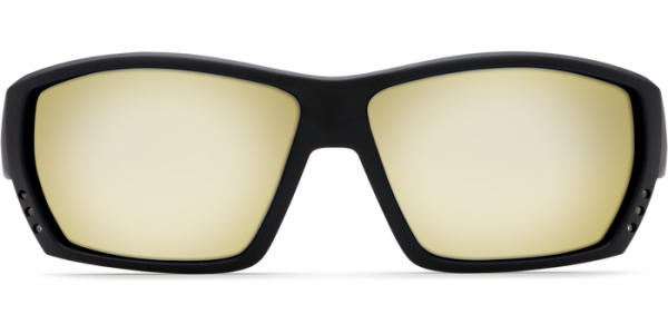 Buy Tuna Alley Costa Del Mar Polarized Sunglasses Online Fishing Sun Glasses For Sale Low Light Costa Del Mar Tuna Alley Polarized Sunglasses Blackout Silver Sunrise Poly Front